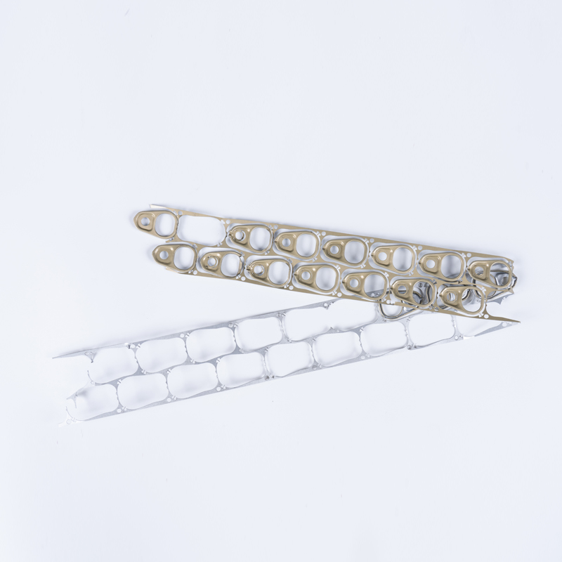 Galvanized Ring Tab Stock Jedna strana zlatá, druhá stříbrná